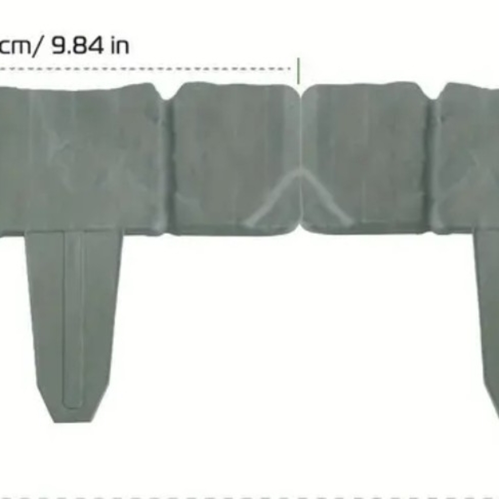 Gray Garden Edging Stone